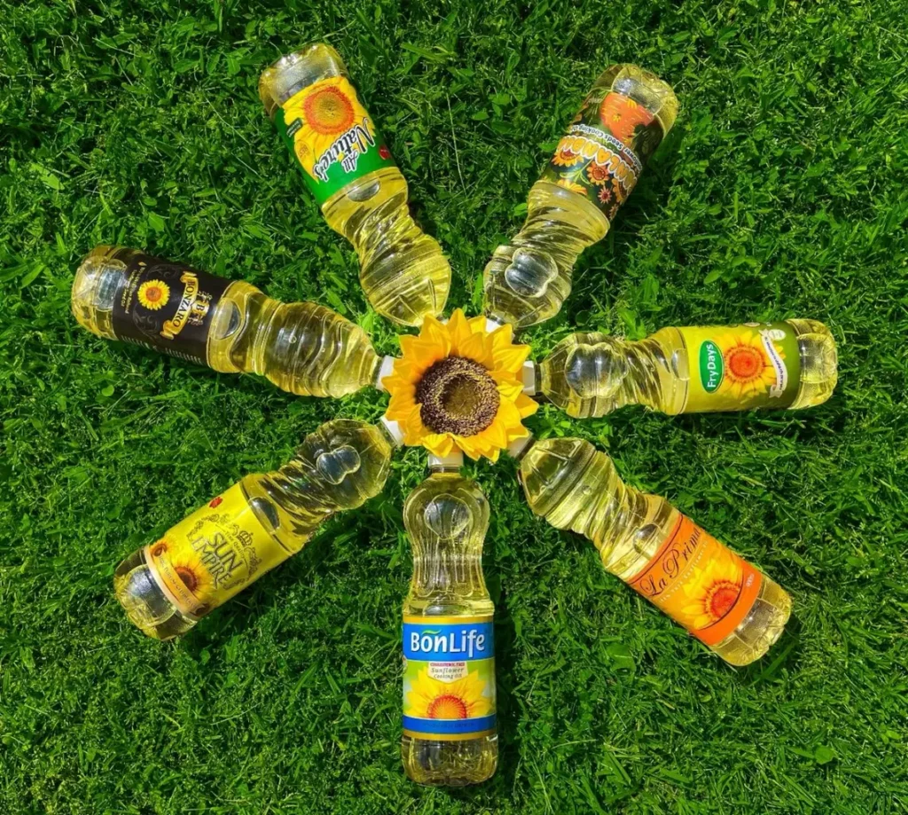 Our refined sunflower oil brands