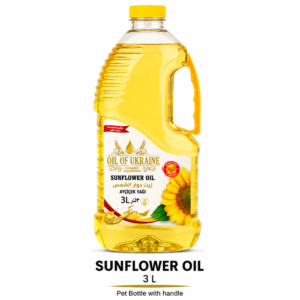 3 L refined sunflower oil of Ukraine