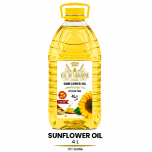 4 L refined sunflower oil of Ukraine