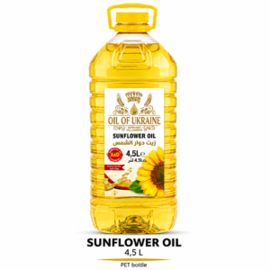 4.5 L refined sunflower oil of Ukraine