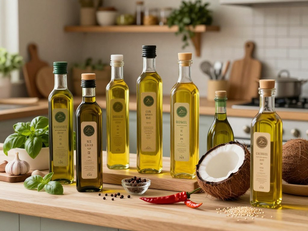 أنواع زيوت الطهي المناسبة