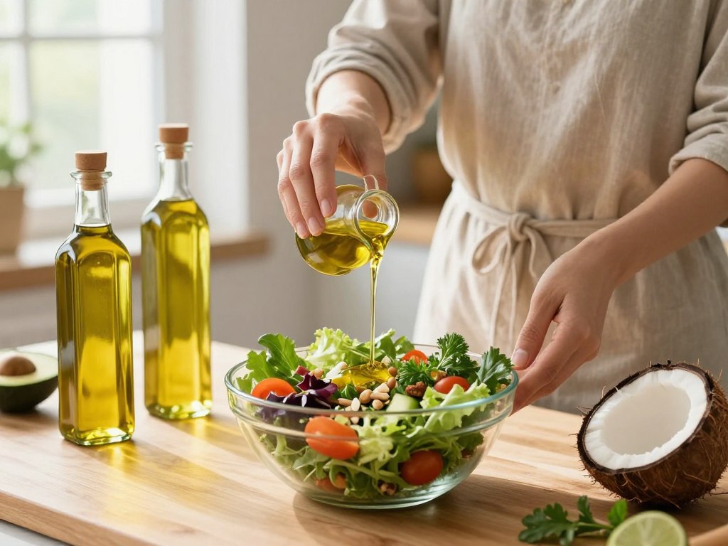 كيفية استبدال زيت الطهي ببدائل صحية